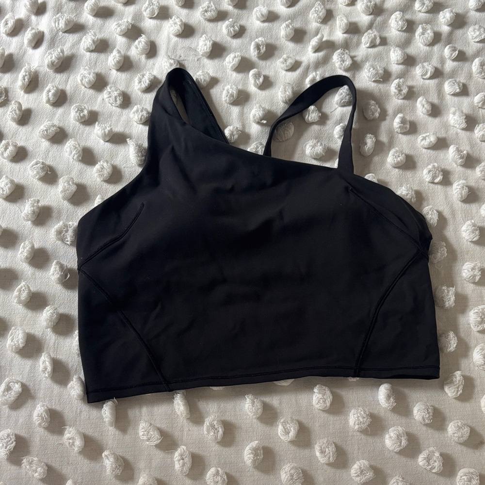 Women's Black Asymmetrical Bralette
